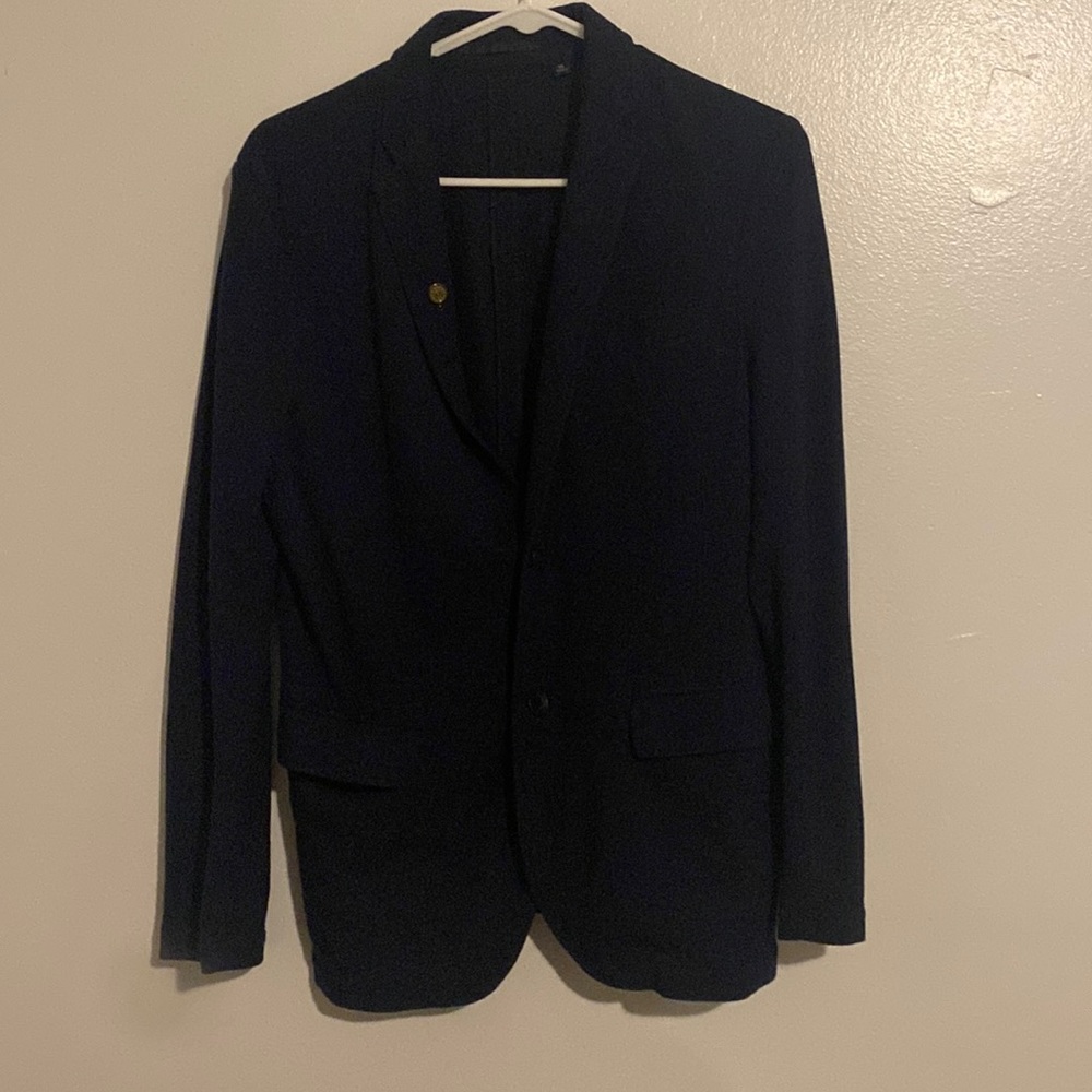 Lightweight Navy Blazer. Uniqlo.